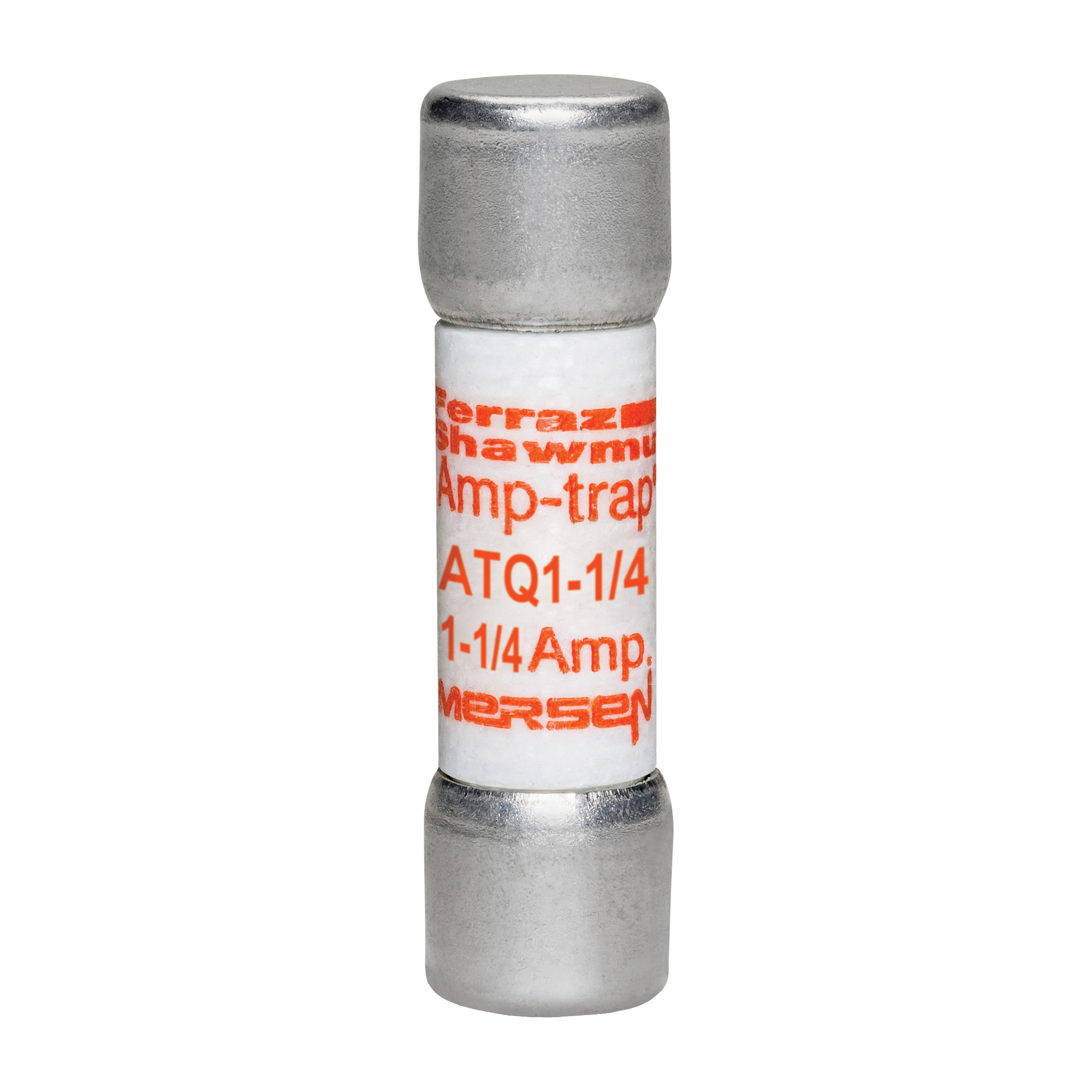 ATQ1-1/4 Amp-Trap Low Voltage Time Delay Fuse, 1.25 A, 500 V AC, 10 kA, Class Midget, Cylindrical Body