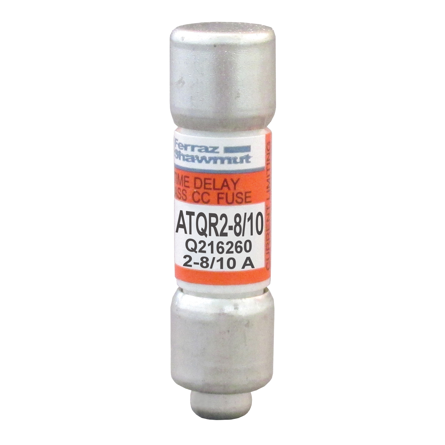 Fuse ATQR - Class CC - Time-Delay 600VAC 300VDC 2.8A Ferrule