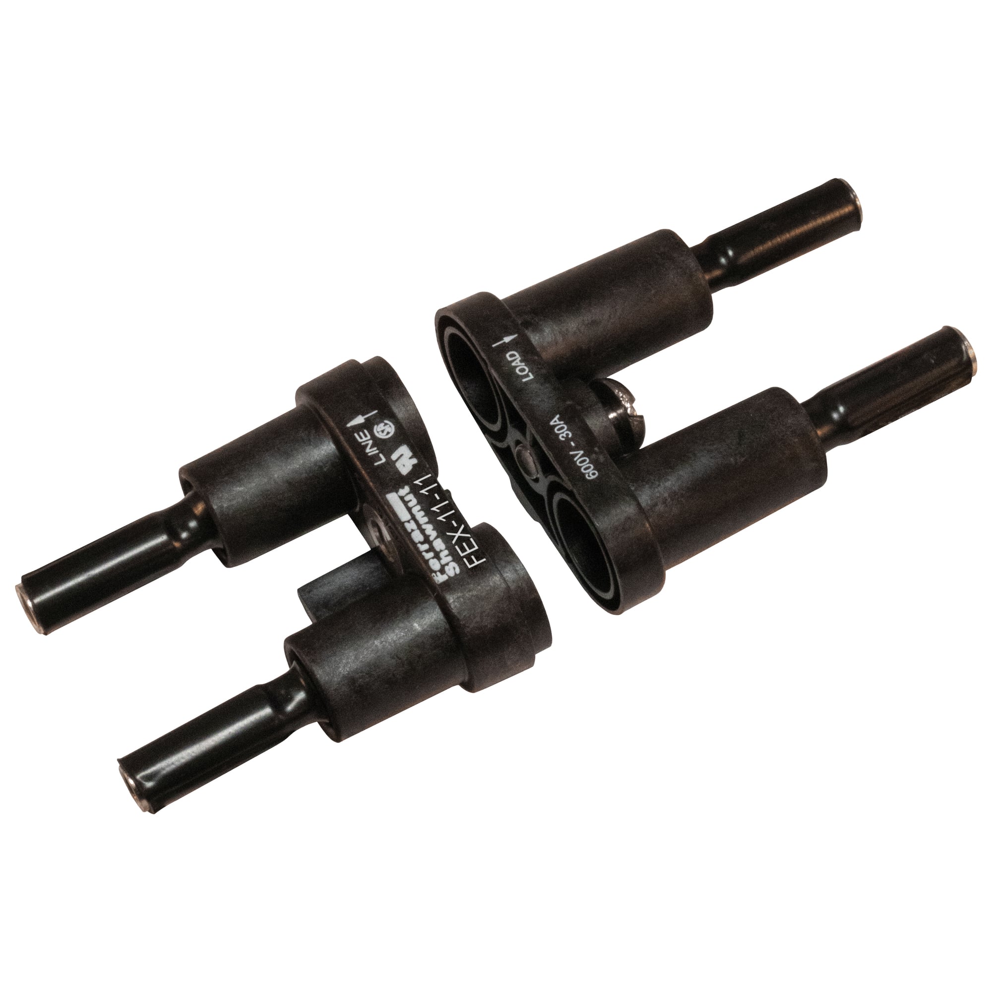 FEX-11-11 In-Line Fuse Holder, 600 V AC, 30 A, 12 to 8 AWG Wire, 2 Poles