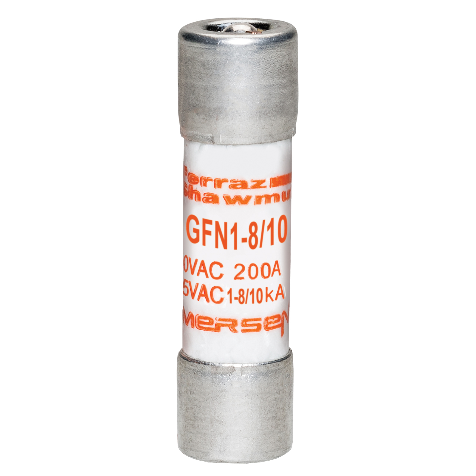 GFN1-8/10 Low Voltage Time Delay Pin Indicator Midget Fuse, 1.8 A, 250 V AC, 0.2 kA, Class Midget, Cylindrical Body