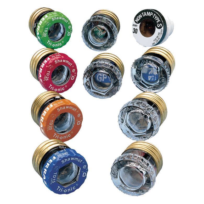 GW15 Non-Time Delay Plug Fuse, 15 A, 125 VAC, 10 kA, Edison Base Body