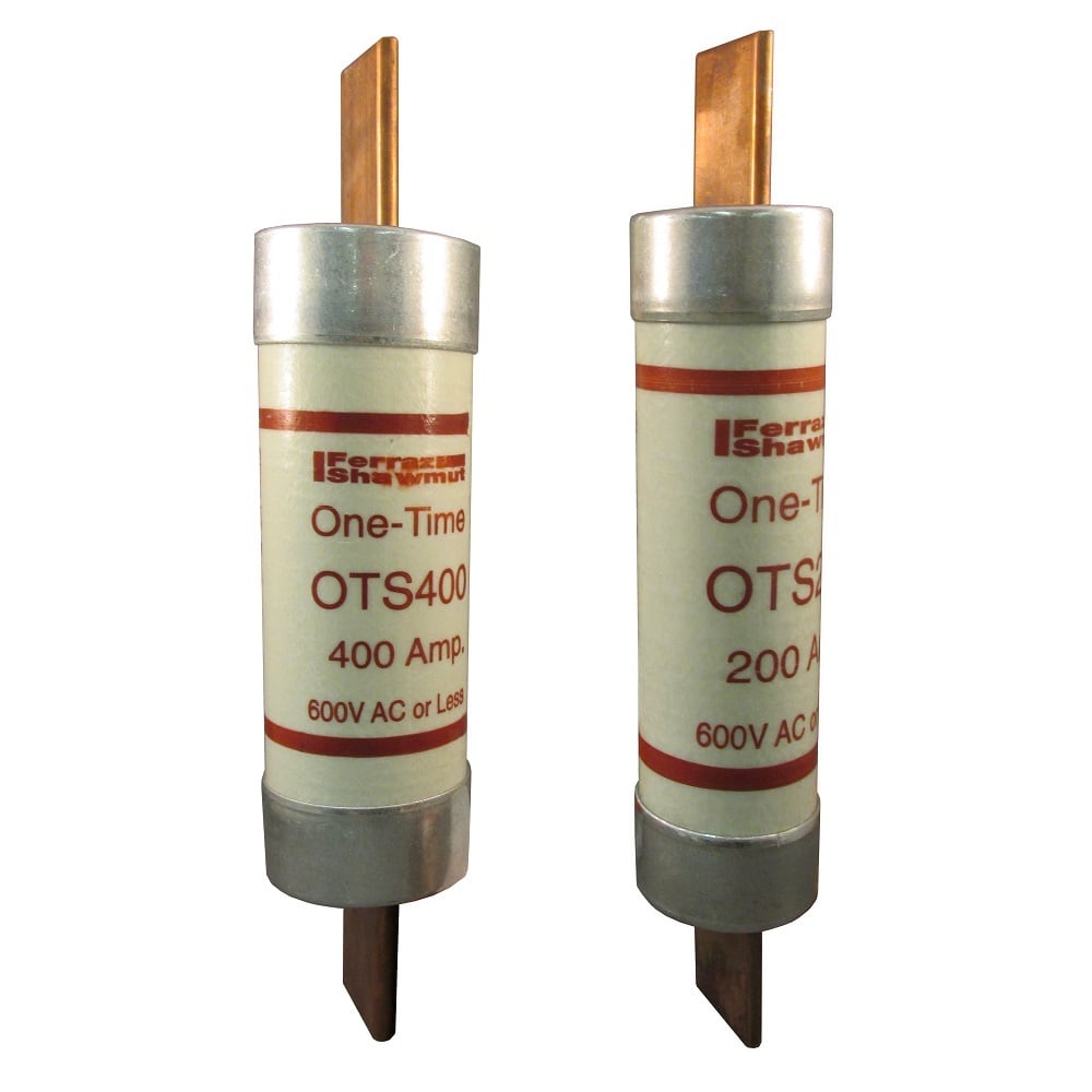 OT110 OT Series Fast Acting Low Voltage North American Style Power Fuse, 110 A, 250 V AC/DC, 20/50 kA Interrupt, Class: K5, Cylindrical Body