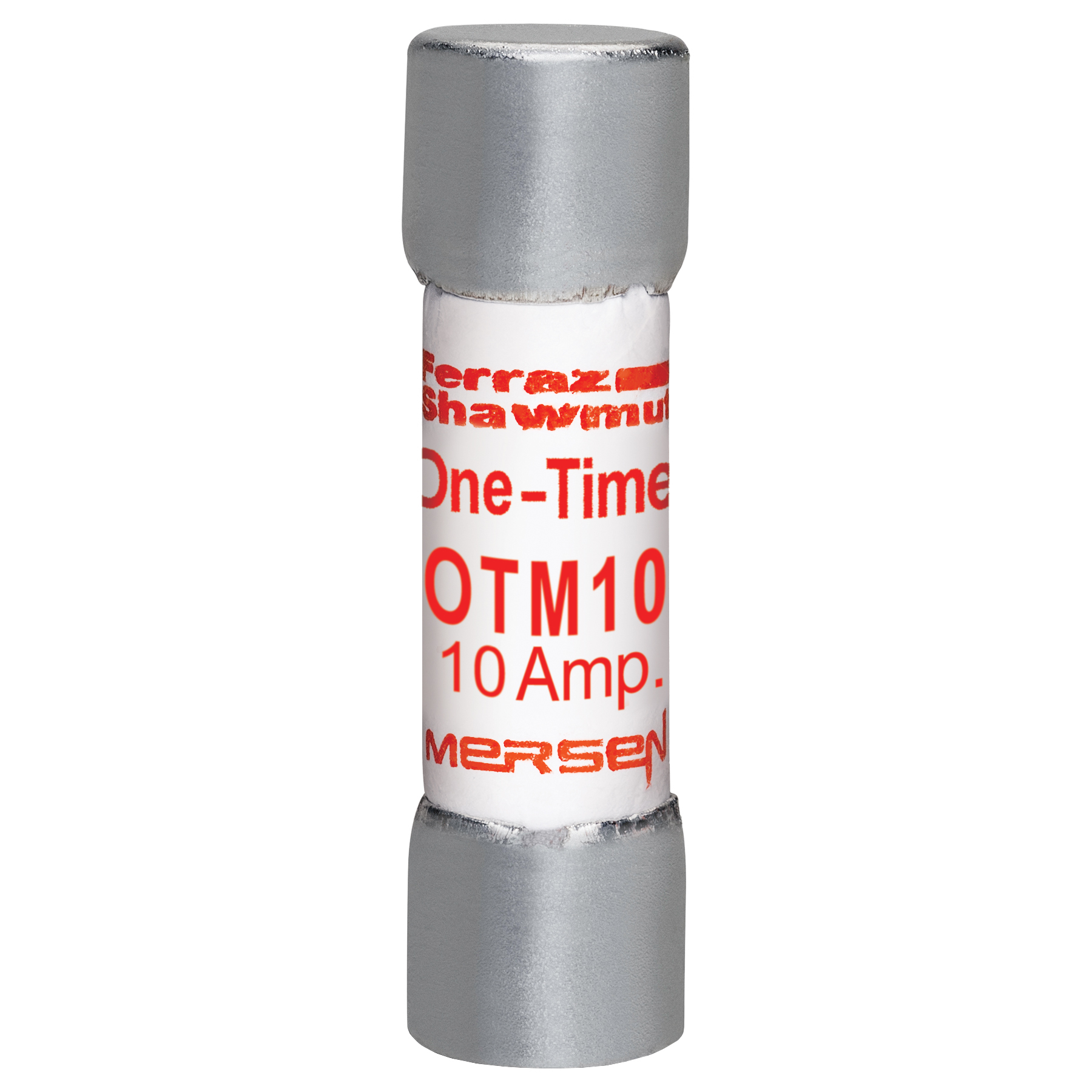 OTM10 Low Voltage Fast Acting Fuse, 10 A, 250 V AC, 10 kA, Class Midget, Cylindrical Body