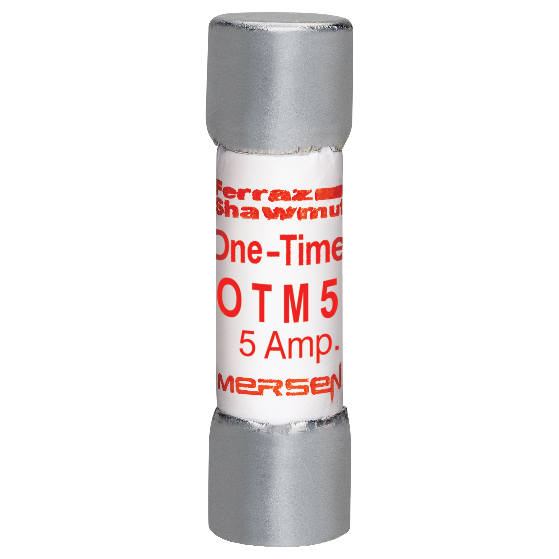 OTM5 Low Voltage Fast Acting Fuse, 5 A, 250 V AC, 10 kA, Class Midget, Cylindrical Body