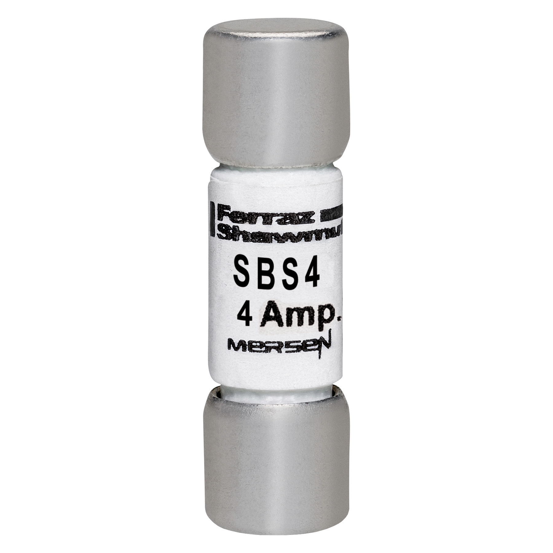 SBS4 Low Voltage Fast Acting Fuse, 4 A, 600 V AC, 100 kA, Class Midget, Cylindrical Body