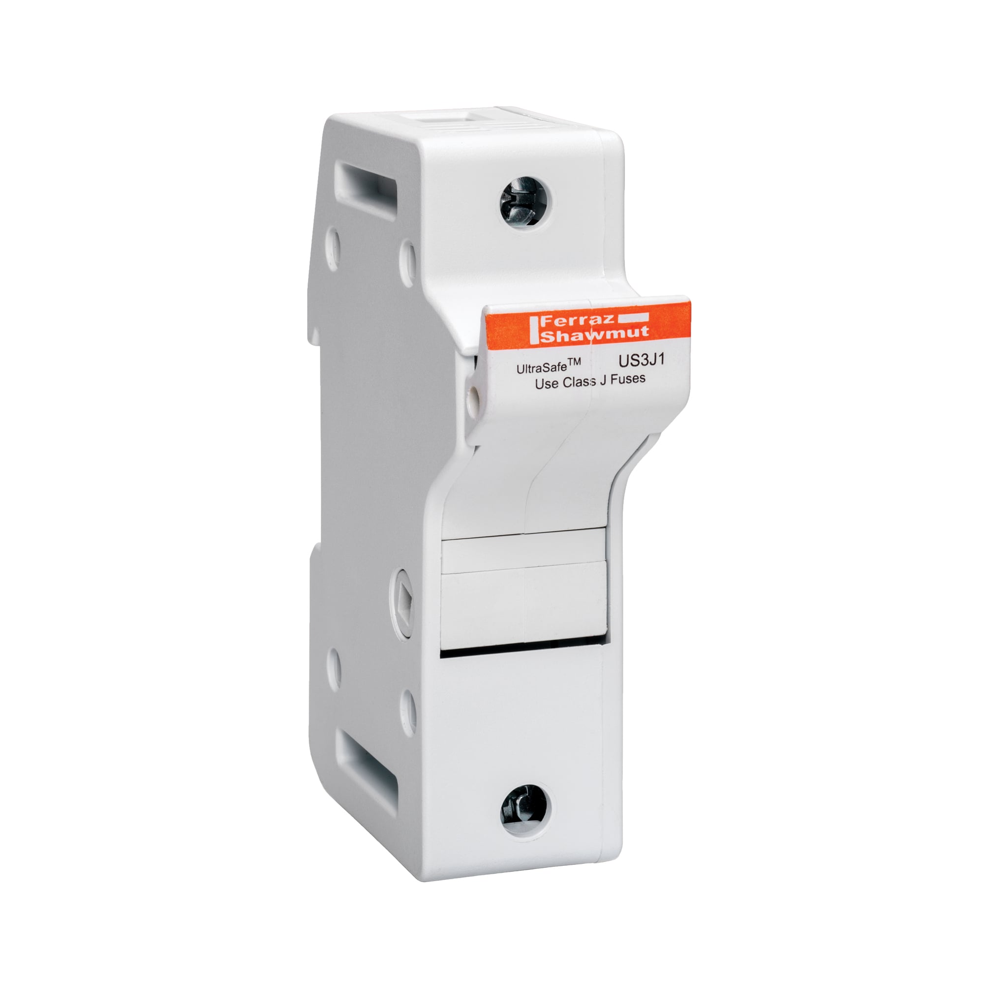 US3J1 UltraSafe Finger Safe Modular Fuse Holder, 600 V AC/DC, 30 A, Class: J, 14 to 2 AWG Wire, 1 Poles