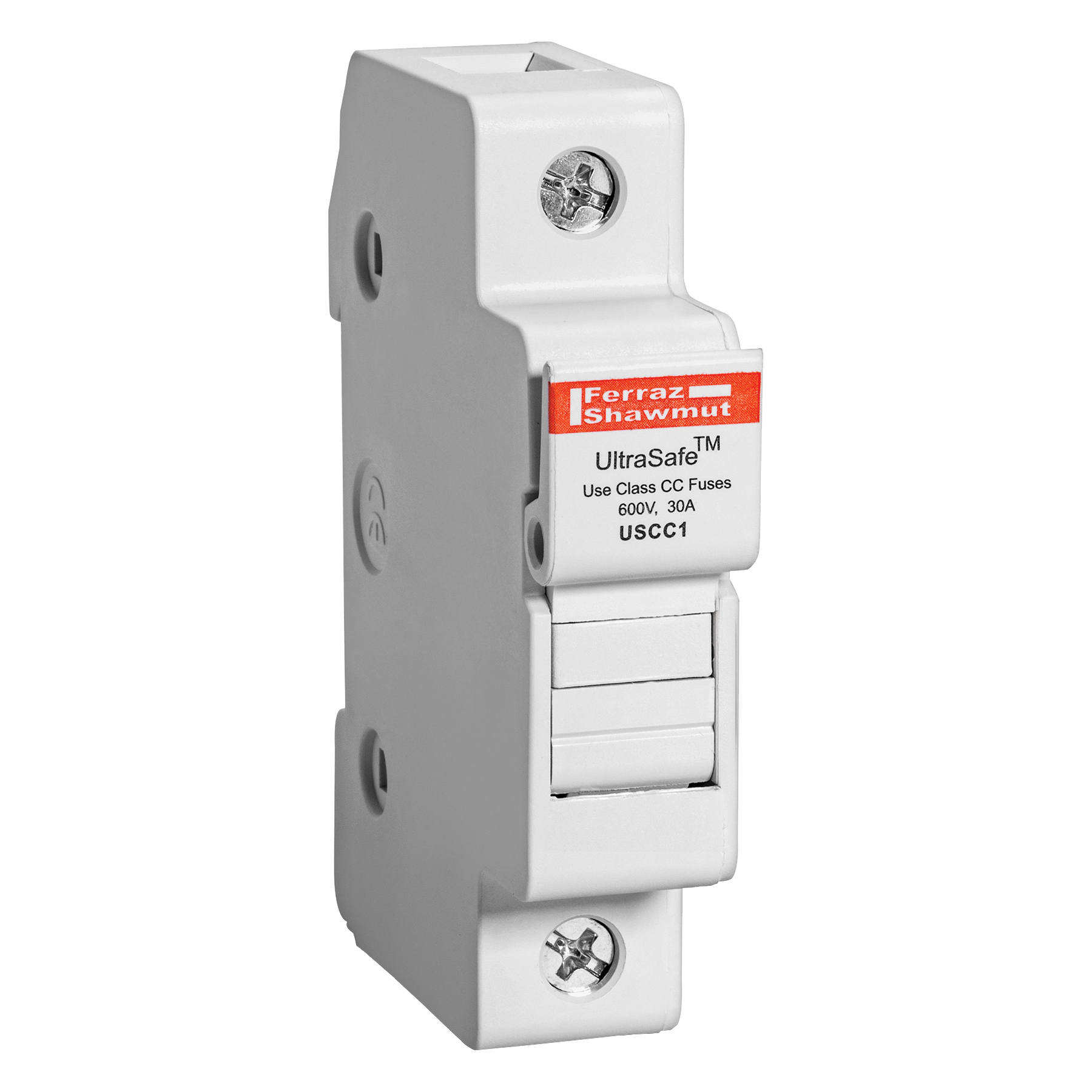 USCC1 UltraSafe Fuse Holder, 600 V AC/DC, 30 A, 14 to 6 AWG Wire, 1 Pole