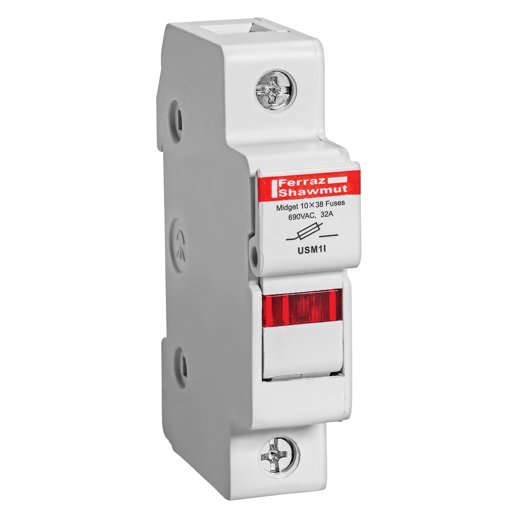 USM1I UltraSafe Fuse Holder, 600 V AC/DC, 30 A, 14 to 6 AWG Wire, 1 Pole
