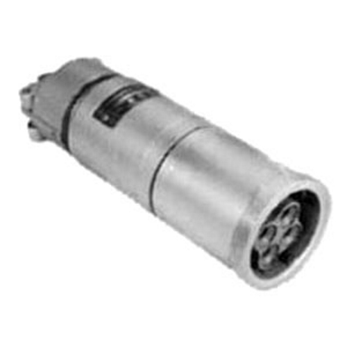 Powertite; Grounding Style 2 Pin and Sleeve Reverse Service Connector; 100 Amp, 600 Volt AC/250 Volt DC, 4-Pole, 3-Wire, 3 Phase, Pressure Wire Terminal