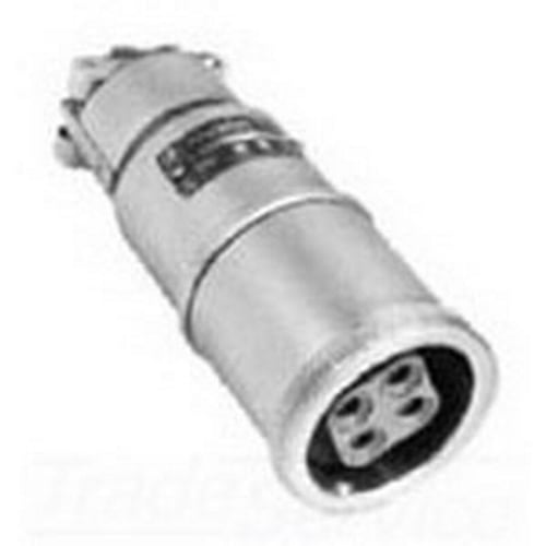 ARC6034BCRS Powertite ARC 3-Phase Grounding Style 2 Pin and Sleeve Connector Body With Reverse Service, 600 V AC/250 V DC, 60 A, 4 Poles, 3 Wires