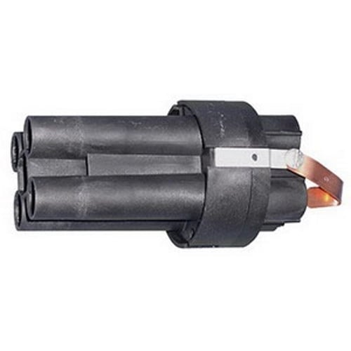 ARI6034 Powertite 3-Phase Grounding Style 2 Pin and Sleeve Receptacle Interior, 600 V AC/250 V DC, 60 A, 4 Poles, 3 Wires
