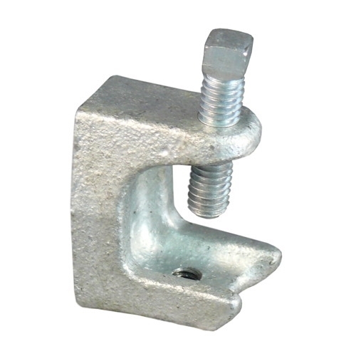 BH-503 Beam Clamp, 1/2-13 Rod, 1.13 in Flange, 900 lb Load, Malleable Iron, Hot Dipped Galvanized