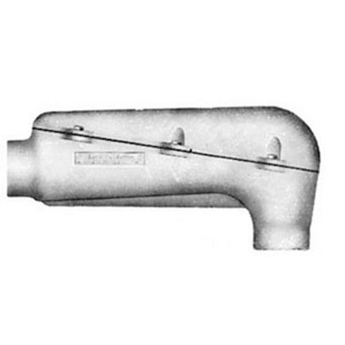 Unilet; NEC 6x8x Series Type LB Mogul Conduit Body; 3 Inch, Aluminum
