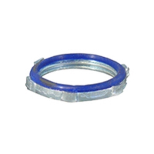 Liquidtight Sealing Locknut With PVC Gasket; 1/2 Inch, Threaded, Steel