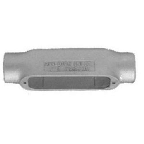 C350-M Unilets Type-C Conduit Outlet Body, 3-1/2 in Hub, Form 35 Form, 303 cu-in Capacity, Malleable Iron, Triple Coated