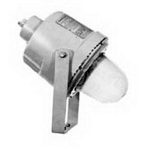Explosionproof Integrally Ballasted Floodlight Fixture, (1) High Pressure Sodium Lamp, 400 W Fixture, 120/208/240/277 VAC, Baked Epoxy-Clad Powder Coated Housing