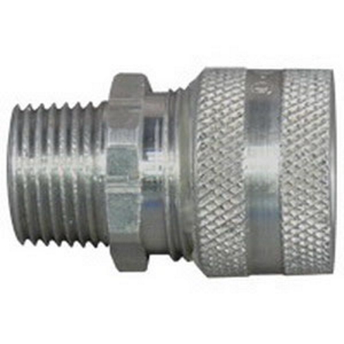 Aluminum Straight Liquidtight Strain Relief Cord / Cable Connector; 1 In
