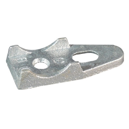 1-Hole Conduit Clamp Back, 1-1/2 inch, Malleable Iron, Hot Dip-Galvanized