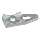 1-Hole Conduit Clamp Back, 2 inch, Malleable Iron, Hot Dip-Galvanized