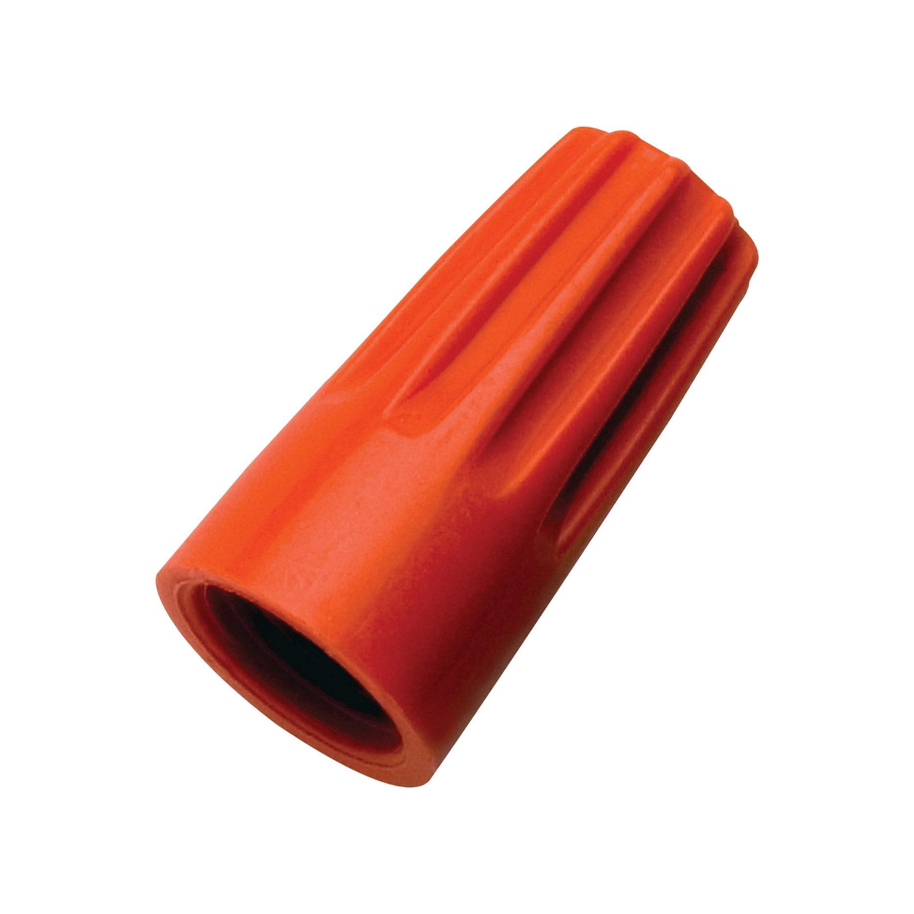 30-273 73B Flame-Retardant Wire Connector, Positive Grip Shell, Fixed/Square Wire Spring, 22 to 14 AWG Wire Solid/Stranded Copper Wire, Polypropylene