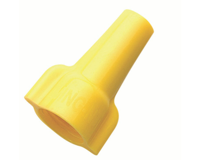 30-551 Wing-Nut Wire Connector, Model 451, Yellow, Carton of 1000