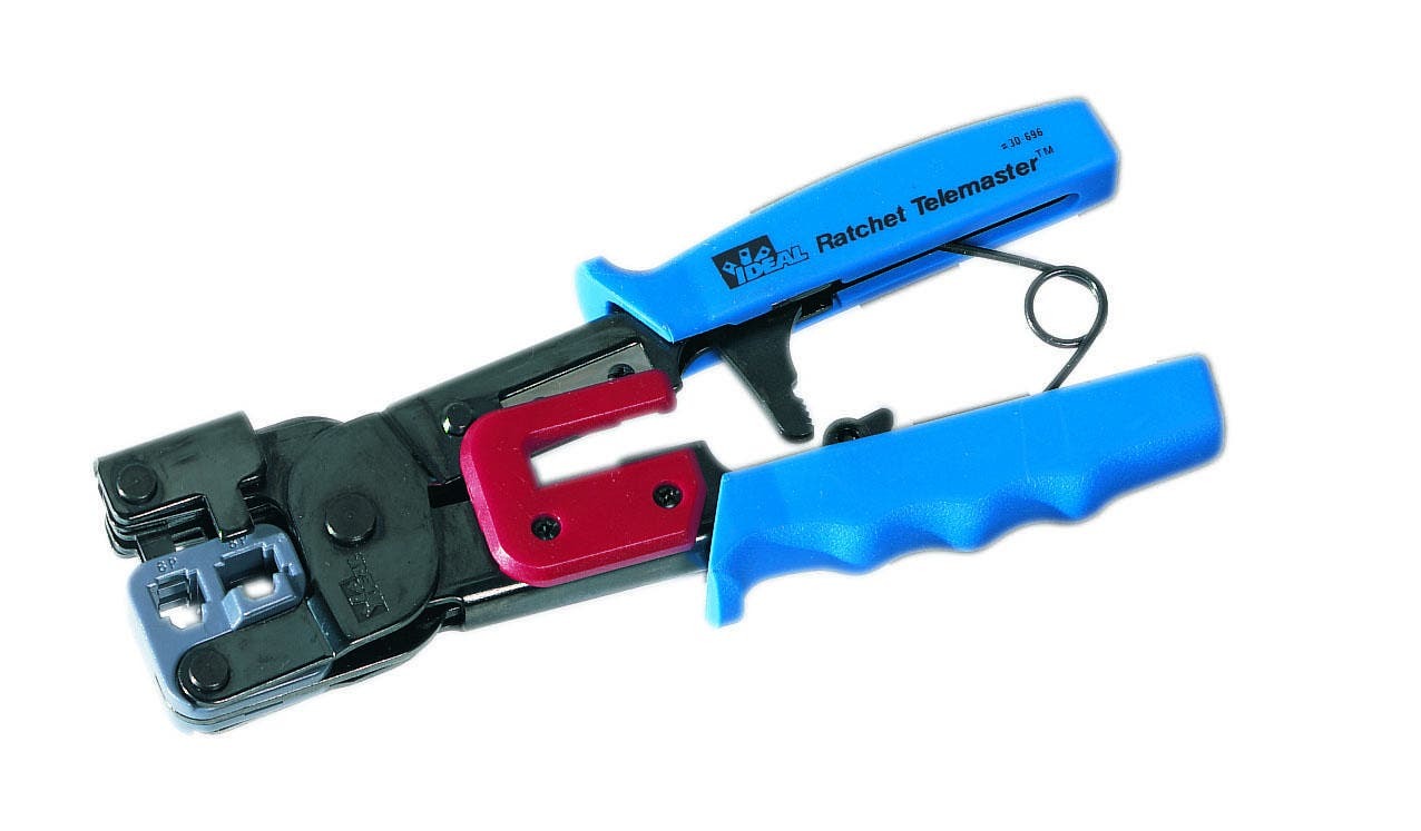 30-696 Ratchet Telemaster Modular Plug Crimp Tool