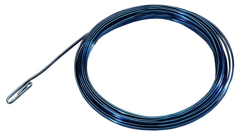 31-052 Blued-Steel Replacement Fish Tape, 0.25 in W x 0.06 in THK Tape, 200 ft L Tape, Flat Profile, Carbon Steel Tape, Blue