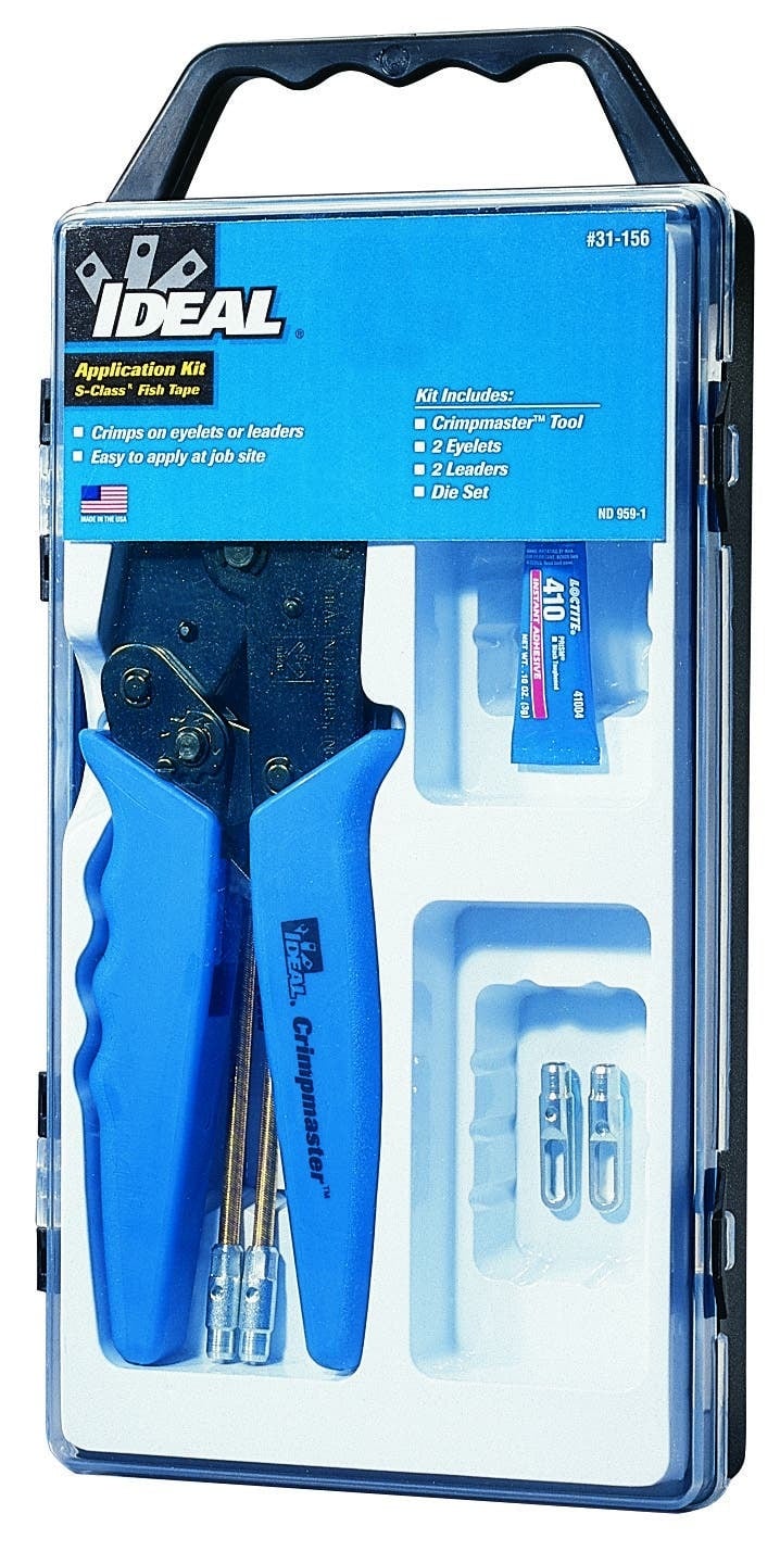 31-156 S-Class Fish Tape Field Application Kit, For Use With S-Class and Zoom Fish Tape, Fiberglass