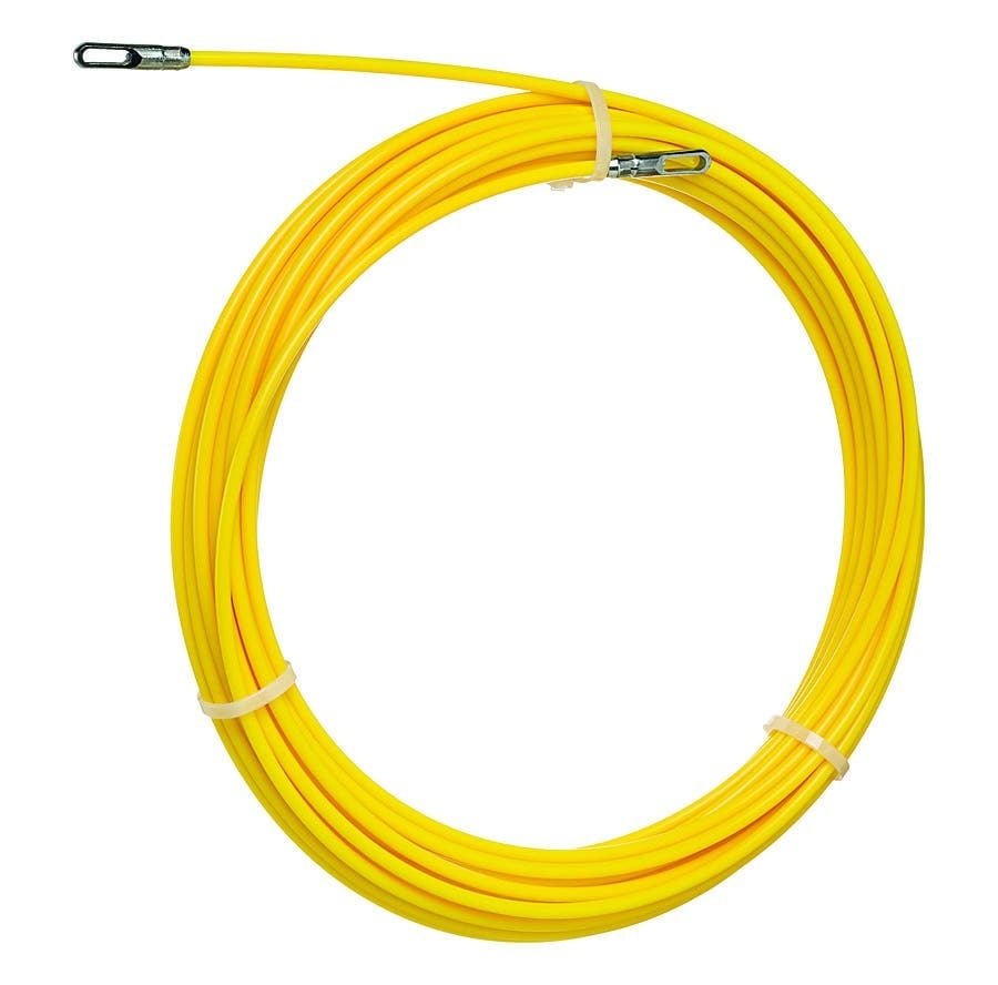 31-160 S-Class Replacement Fish Tape With Eyelet, 3/16 in Dia Tape, 50 ft L Tape, Round Profile, Fiberglass Tape