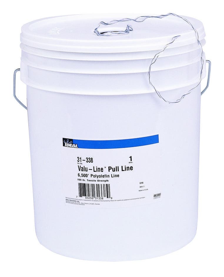 31-338 Standard Duty Pull Line, 190 lb Tensile Strength, 6500 ft L, Fiber Polyline