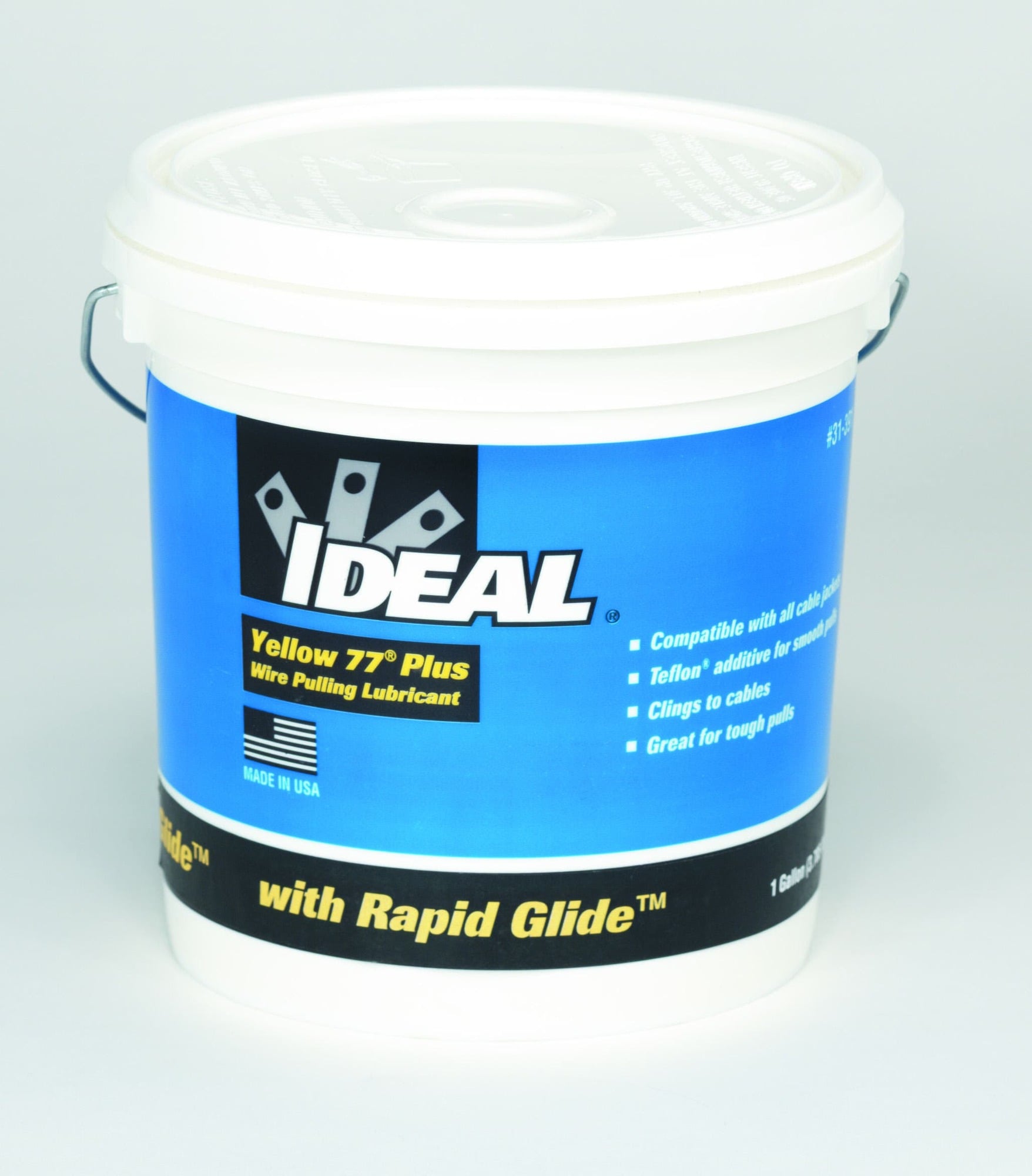 31-391 Wire Pulling Lubricant, 1 gal Pail, Paste Form, Yellow, 0.93