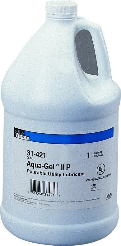 31-421 Aqua-Gel IIP Cable Pulling Lubricant, 1 gal Pail, Gel Form, Blue, 0.98