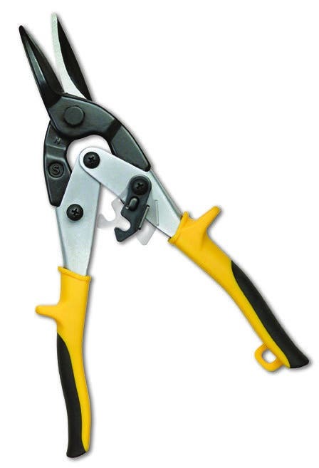 35-001 Aviation Tin Snip, 1-1/2 in L of Cut, Straight Snip, Chrome Molybdenum Steel Blade