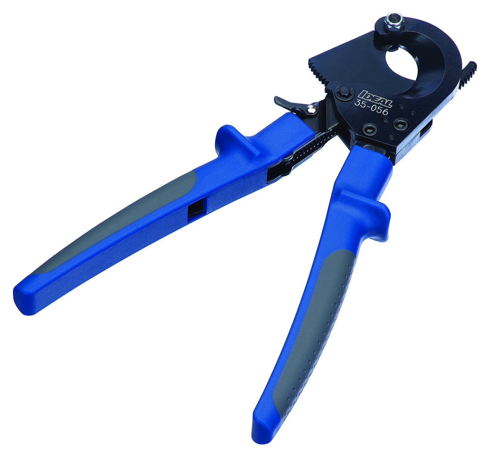 35-056 Ratcheting Cable Cutter, 400 kcmil Cable/Wire, 14-1/2 in OAL, Hard Steel Jaw