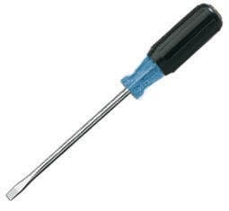 35-152 Heavy Duty Electricians Screwdriver, 1/4 in Cabinet Point, CRV Steel Shank, 12-3/8 in OAL, Polished Chrome/Nickel Plated