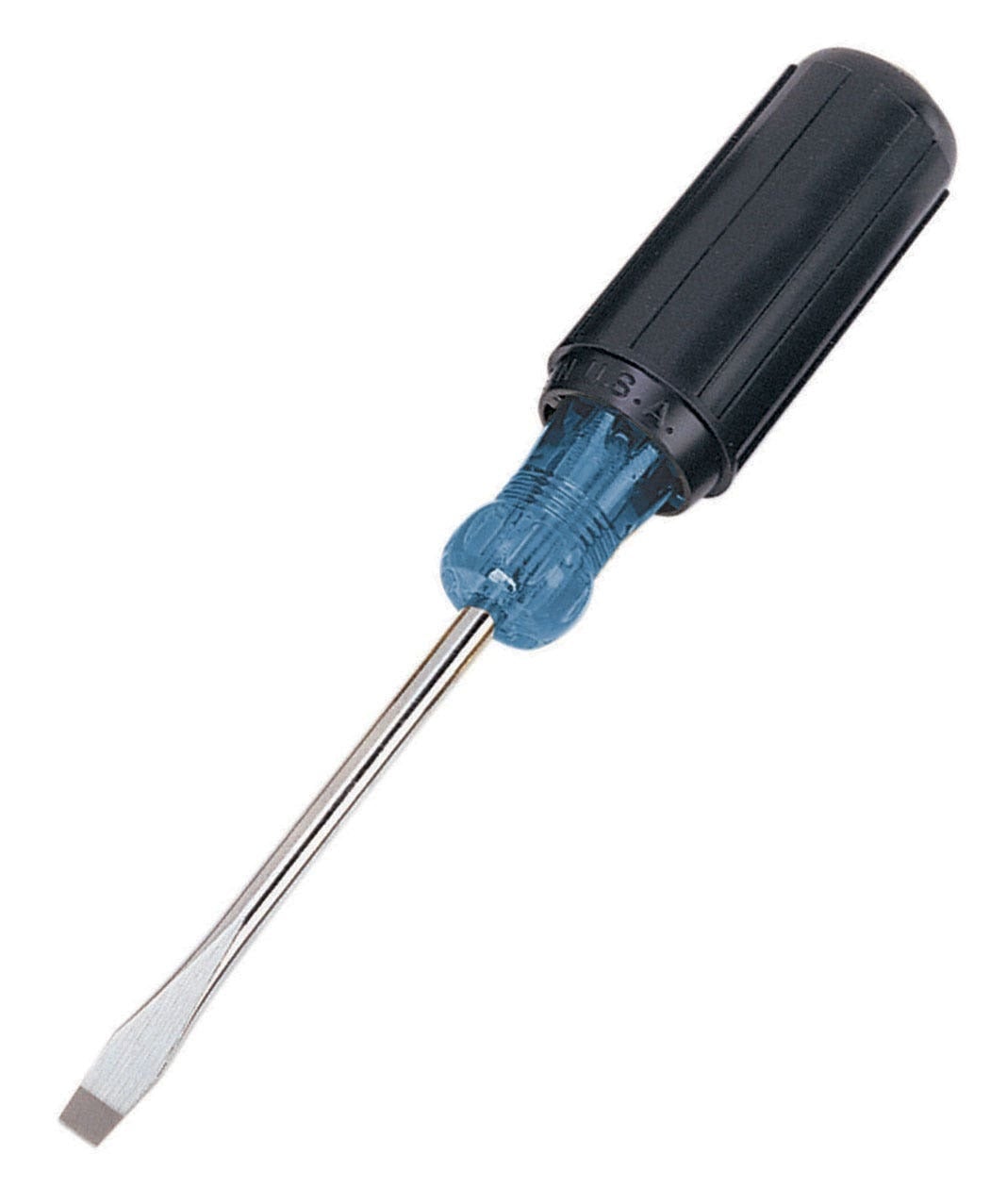35-164 Heavy Duty Screwdriver, 1/4 in Slotted Point, CRV Steel Shank, 8-3/8 in OAL, Polished Chrome