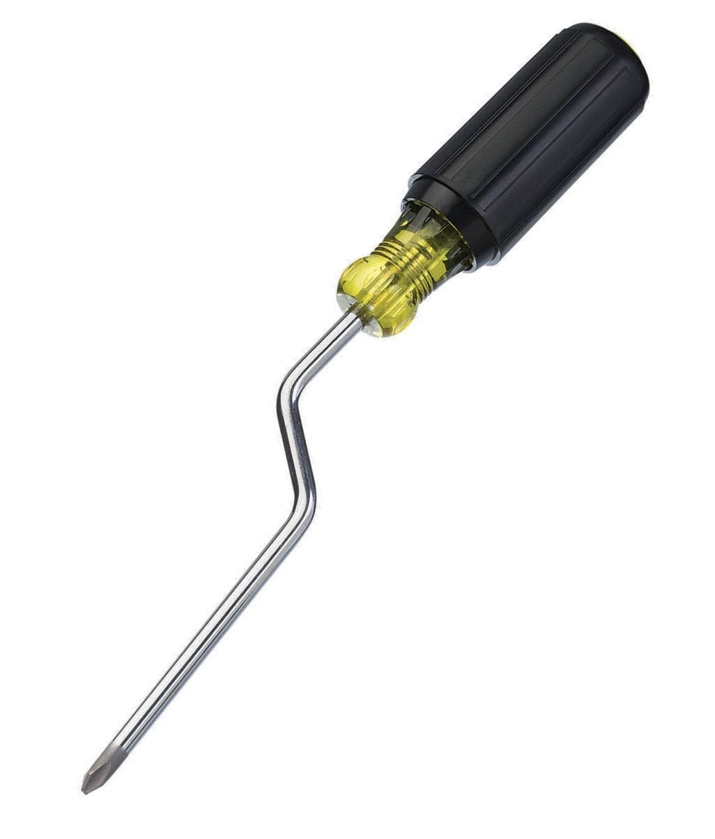 35-203 Quick Rotating Screwdriver, 3/16 in Phillips Point, CRV Steel Shank, 9-3/4 in OAL, Polished Chrome/Nickel Plated