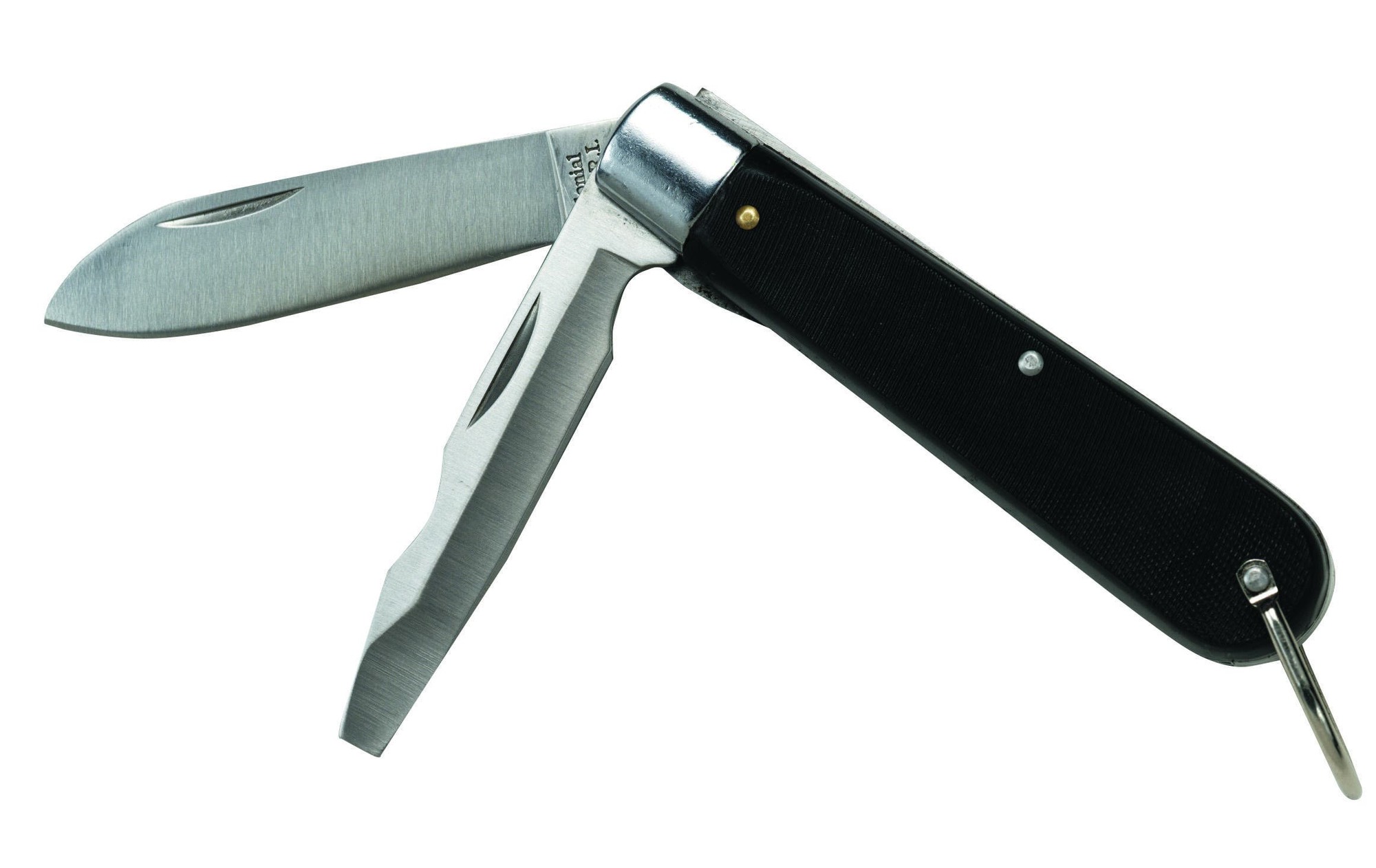 35-285 2-Blade Electricians Pocket Knife, High Carbon Stainless Steel, 2-1/4 in L Blade