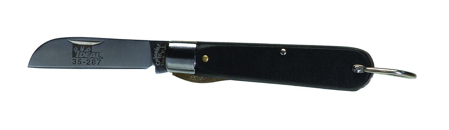 35-287 Linemans Jack Pocket Knife, High Carbon Stainless Steel, 2-1/4 in L Blade