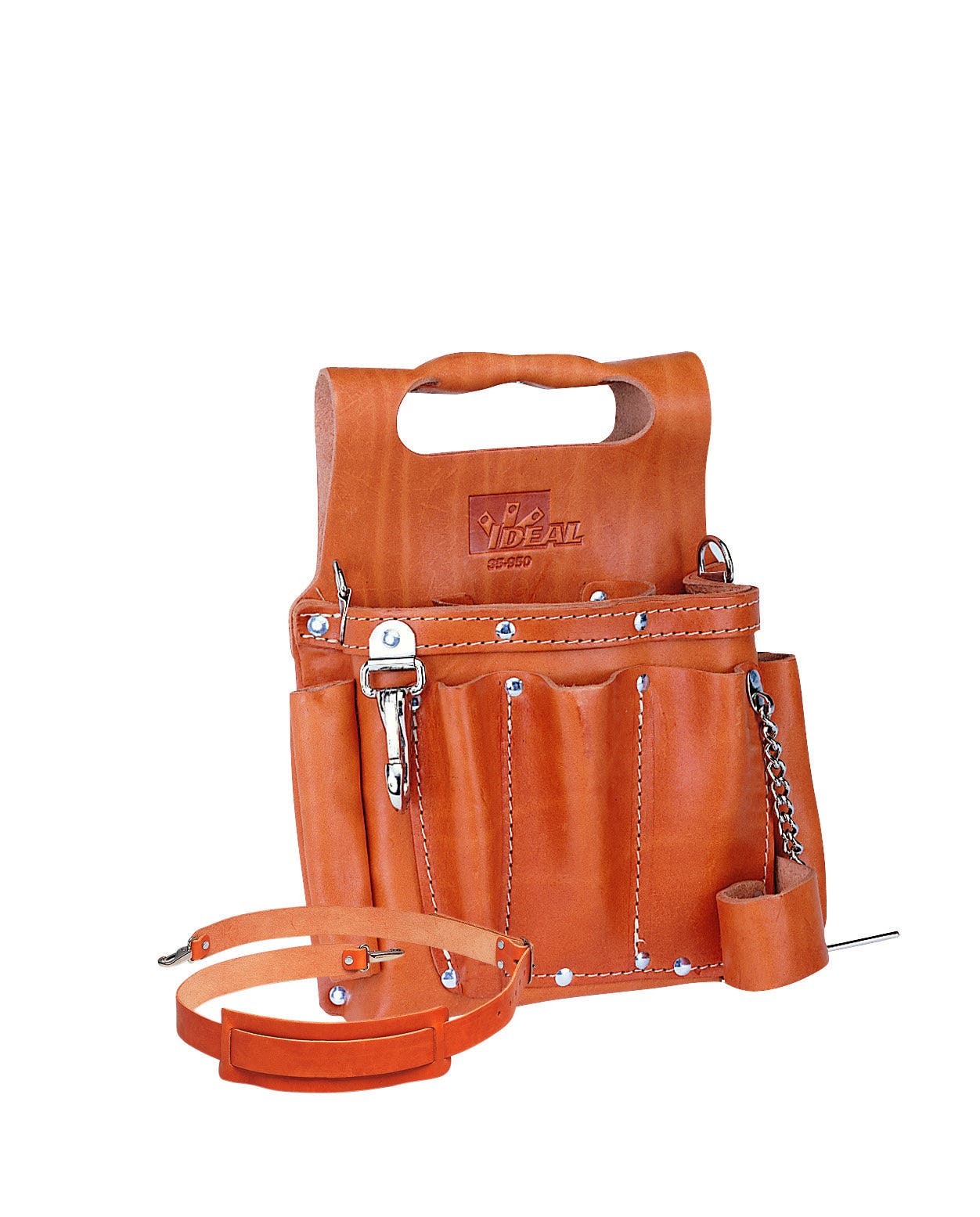 35-950 Tuff-Tote 8-Pocket Premium Tool Pouch, Leather