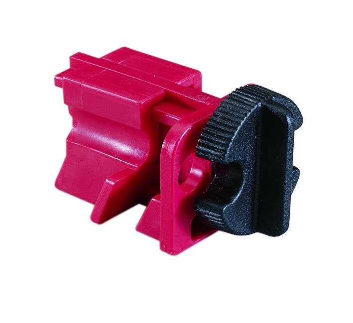44-783 Circuit Breaker Lockout, For Use With GE, ITE Sylvania, Challenger, Bryant, Westinghouse, Square D (2/3 poles) and General Switch Co Multi-Pole Breakers with Tie Bar Type Switch
