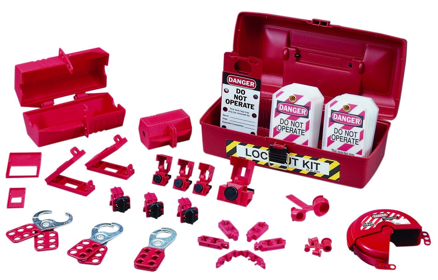 44-972 Plant Facility Lockout/Tagout Kit, 36 Pieces
