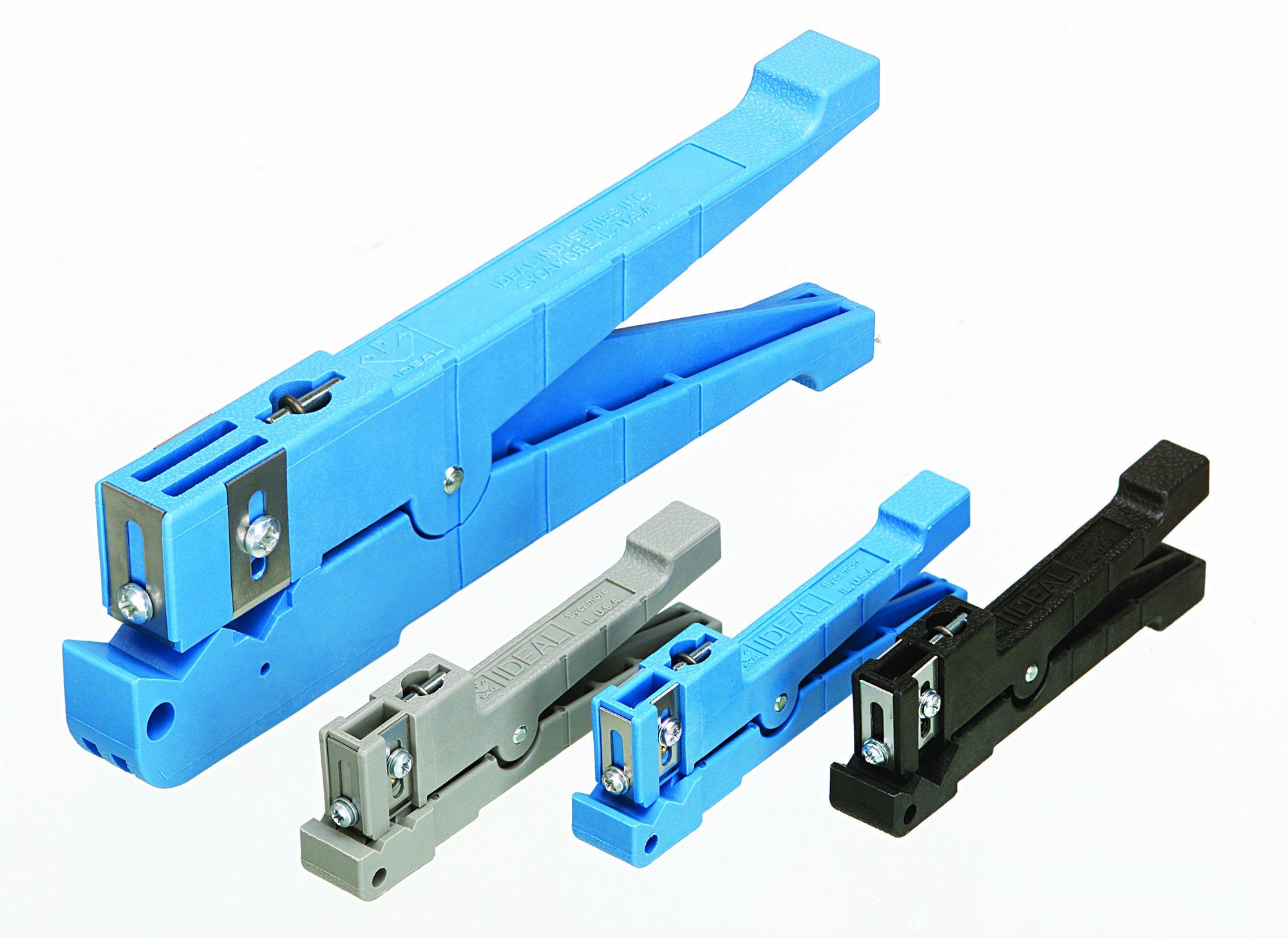 45-162 Cable Stripper, Coaxial Cable, 1/8 in Shearing