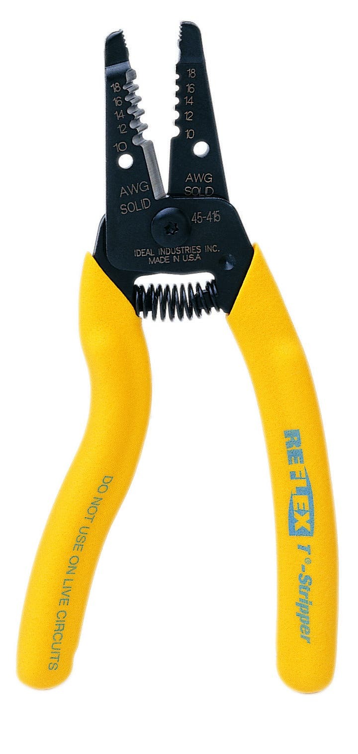 45-415 Reflex Premium Wire Stripper, 18 to 10 AWG, 7 in OAL