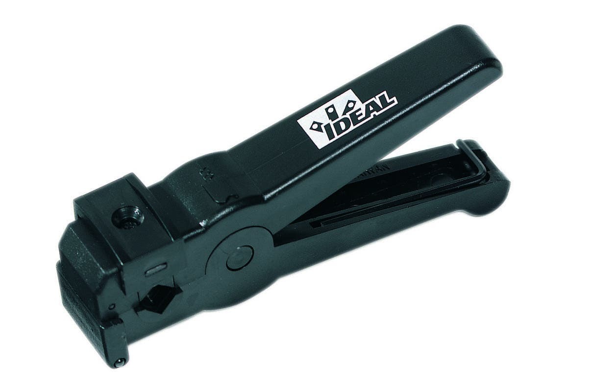 45-520 3-Step Coaxial Wire Stripper With Black Cassette, 0.24 in Shearing