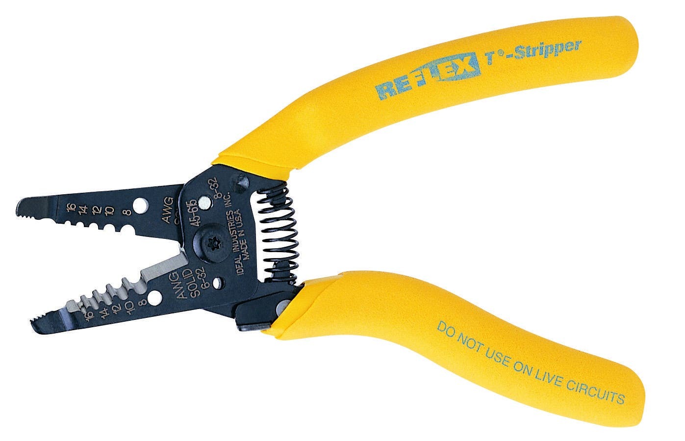45-615 Reflex Super T 45 Series Knife Wire Stripper, 16 to 8 AWG Cable/Wire, #6 to 32, #8 to 32 Screw Shearing