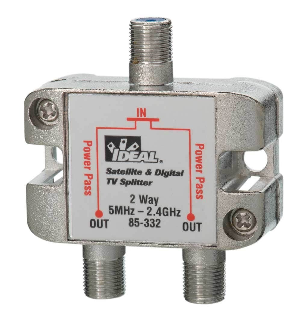 85-332 2-Way High Performance Digital Cable Splitter, Female Connection