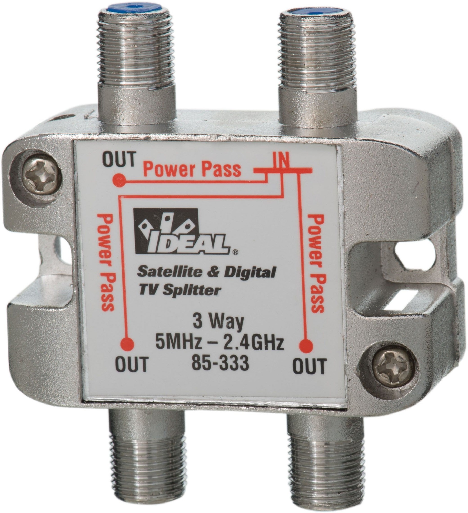 85-333 3-Way Digital Cable Splitter, Female Connection