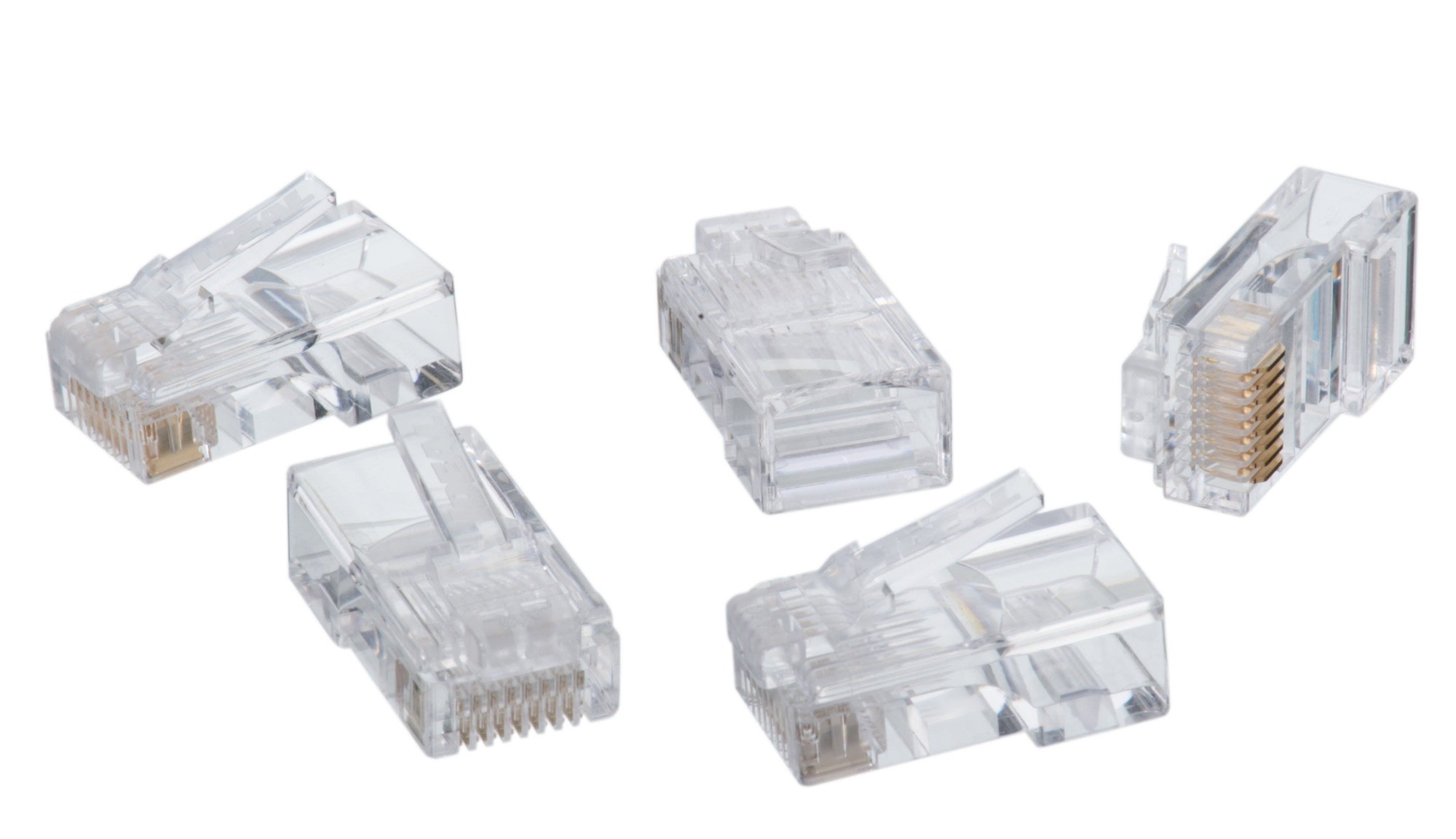 85-345 RJ-11 Modular Plug, Solid Conductor, Plastic