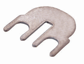 89-230 Flat Slip-On Terminal Strip Jumper, 2 Poles, 3.5 in L x 3.5 in W x 2.62 in H